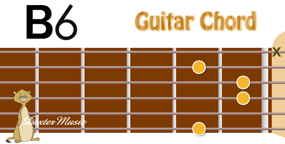 B6 Chord Fingering, Fret Position