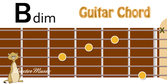 Bdim Chord Fingering, Fret Position