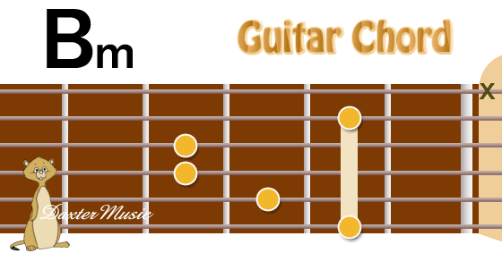 B minor Chord Fingering, Fret Position