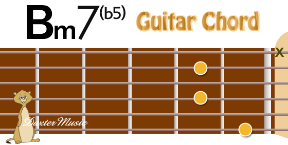 Bm7(b5) Chord Fingering, Fret Position