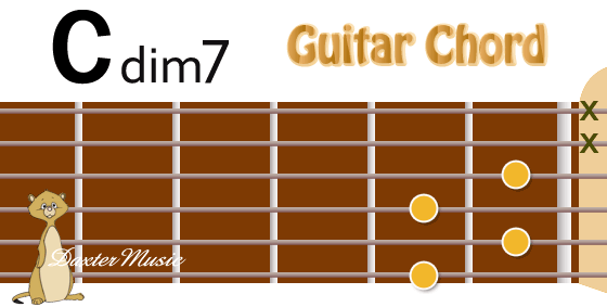 Cdim7 Chord Fingering, Fret Position