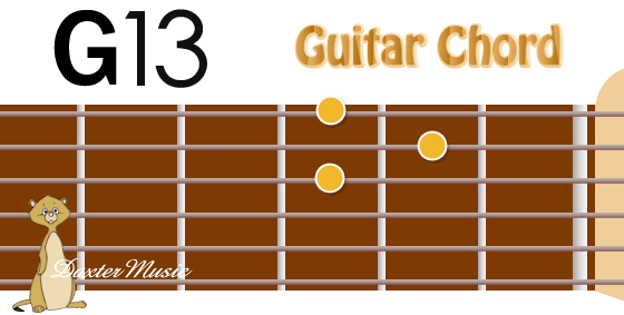 G13th Chord Fingering, Fret Position