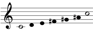 ドビッシーの全音音階